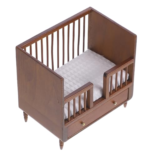 ibasenice Miniaturbettmodell Mini-hausbedarf Winzige Bettdekoration Winziges Bettmodell Entzückendes Kleines Bett Winzige Hausmöbel Mini-Bett-Figur Mini- -puppenbett Hölzern Light Brown ibasenice Miniaturbettmodell Mini-hausbedarf Winzige Bettdekoration Winziges Bettmodell Entzückendes Kleines Bett Winzige Hausmöbel Mini-Bett-Figur Mini- -puppenbett Hölzern Light Brown von ibasenice