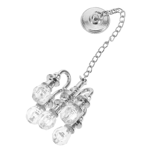 ibasenice Miniaturisierte Deckenleuchte für Puppenhaus Elegante Simulation Lampe Stilvolles Zubehör für DIY Puppenhaus Möbel Beleuchtung für Lebendige Wohnszenen Silberfarben Realistische ibasenice Miniaturisierte Deckenleuchte für Puppenhaus Elegante Simulation Lampe Stilvolles Zubehör für DIY Puppenhaus Möbel Beleuchtung für Lebendige Wohnszenen Silberfarben Realistische von ibasenice