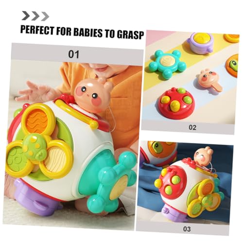ibasenice Montessori Babyspielzeug Handgriff Rasselball Mehrfunktionales Sensorisches Motorikspielzeug für Kleinkinder Ab Jahr zur Früherziehung und Hand Augen Koordination Sicheres ibasenice Montessori Babyspielzeug Handgriff Rasselball Mehrfunktionales Sensorisches Motorikspielzeug für Kleinkinder Ab Jahr zur Früherziehung und Hand Augen Koordination Sicheres von ibasenice