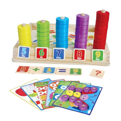 ibasenice Montessori Holz Bausteine Lernspielzeug Ab Jahre Puzzle mit Zahlen und Farben Pädagogisch Langlebig Sicher ohne Scharfe Kanten Fördert Feinmotorik und Farberkennung ibasenice Montessori Holz Bausteine Lernspielzeug Ab Jahre Puzzle mit Zahlen und Farben Pädagogisch Langlebig Sicher ohne Scharfe Kanten Fördert Feinmotorik und Farberkennung von ibasenice