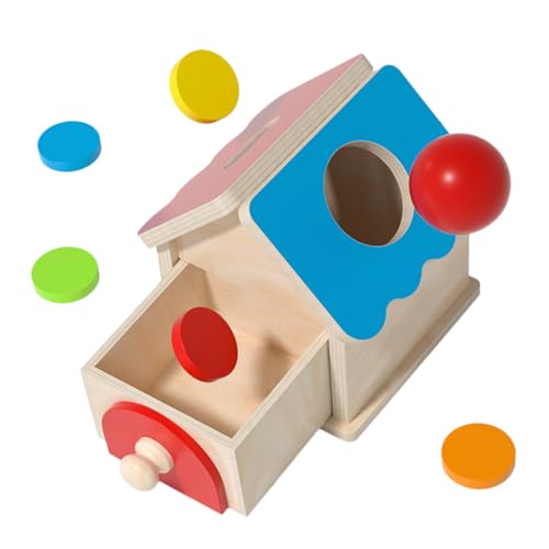 ibasenice Montessori Holzspielzeug Münzbox für Junge Mädchen Motorisches Lernspielzeug Hand Auge Koordination Feinmotorik und Farberkennung Pädagogisches Sensorikspielzeug für Kleinkinder ibasenice Montessori Holzspielzeug Münzbox für Junge Mädchen Motorisches Lernspielzeug Hand Auge Koordination Feinmotorik und Farberkennung Pädagogisches Sensorikspielzeug für Kleinkinder von ibasenice