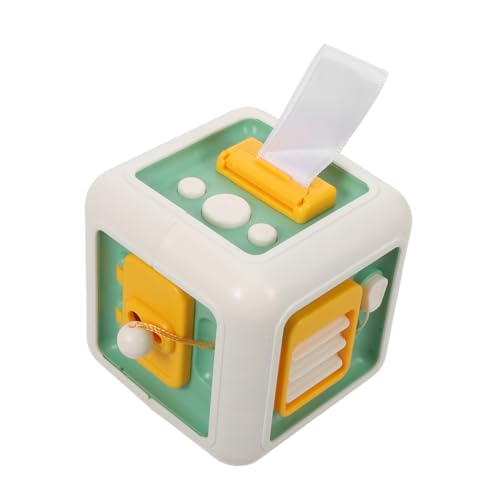 ibasenice Montessori Lernspielzeug Motorikwürfel für Kleinkinder Fördert Räumliches Denken und Feinmotorik Pädagogisches Activity Cube Travel Toy für Jungen und Mädchen Geburtstagsgeschenk von ibasenice