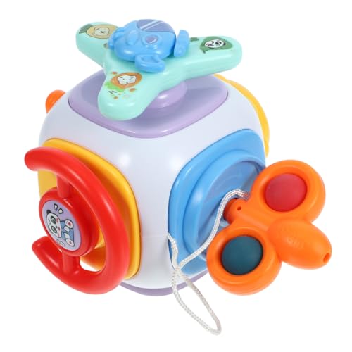 ibasenice Montessori Sensory Busy Cube für Kleinkinder Motorikförderndes Aktivitätsspielzeug aus Sicherem Kunststoff Fühlübung für Hand Auge Koordination Lernspielzeug und Reisespielzeug ibasenice Montessori Sensory Busy Cube für Kleinkinder Motorikförderndes Aktivitätsspielzeug aus Sicherem Kunststoff Fühlübung für Hand Auge Koordination Lernspielzeug und Reisespielzeug von ibasenice