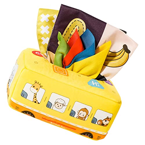 ibasenice Montessori Tissue Box Bunt mit Knisterpapier und Motorisches Aktivitätsspielzeug für Kleinkinder Sicher und für Junge Mädchen und Kleinkinder ibasenice Montessori Tissue Box Bunt mit Knisterpapier und Motorisches Aktivitätsspielzeug für Kleinkinder Sicher und für Junge Mädchen und Kleinkinder von ibasenice