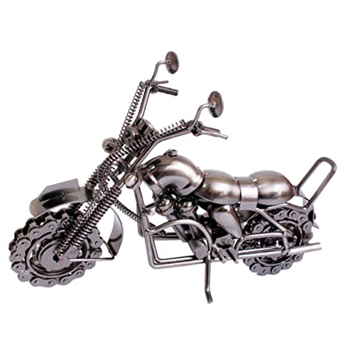 ibasenice Motorradmodell Großes Kreatives Kunstwerk Für Moderne Wohnkultur Metallisches Deko Element Perfekt Als Für Motorradliebhaber Und Sammler von ibasenice