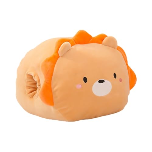 ibasenice Multifunktionales Handwärmer Kissen Cartoon Design Weiches Sofa Dekokissen Kuscheliges Schlafkissen Büro Rückenkissen Wärmendes Geschenk für Winter von ibasenice