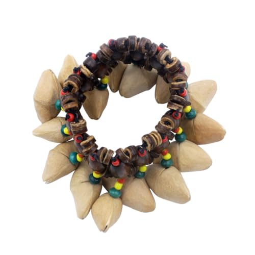 ibasenice Muschelhandglocke Kuhglocke Armreif im Tribal-Stil Instrumente Xylophon Bauch handglocken Schlagzeug zubehör Percussion-Zubehör Handgelenk-Glocken-Ornament hölzern ibasenice Muschelhandglocke Kuhglocke Armreif im Tribal-Stil Instrumente Xylophon Bauch handglocken Schlagzeug zubehör Percussion-Zubehör Handgelenk-Glocken-Ornament hölzern von ibasenice