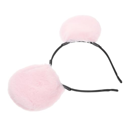 ibasenice Niedliches Rosa Plüsch Mäuseohren Haarband Weiches Cartoon Tierkostüm Stirnband Bequemes Party Accessoire für Frauen und Mädchen Sicherer Sitz für Festivals und Cosplay ibasenice Niedliches Rosa Plüsch Mäuseohren Haarband Weiches Cartoon Tierkostüm Stirnband Bequemes Party Accessoire für Frauen und Mädchen Sicherer Sitz für Festivals und Cosplay von ibasenice