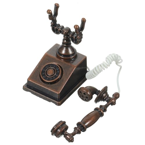 ibasenice Nostalgisches Telefonmodell Gefälscht Telefone Figuren Mini-telefonmodell Simuliertes Telefon Mini-telefonverzierung Telefonmodellverzierung Legierung Brown ibasenice Nostalgisches Telefonmodell Gefälscht Telefone Figuren Mini-telefonmodell Simuliertes Telefon Mini-telefonverzierung Telefonmodellverzierung Legierung Brown von ibasenice