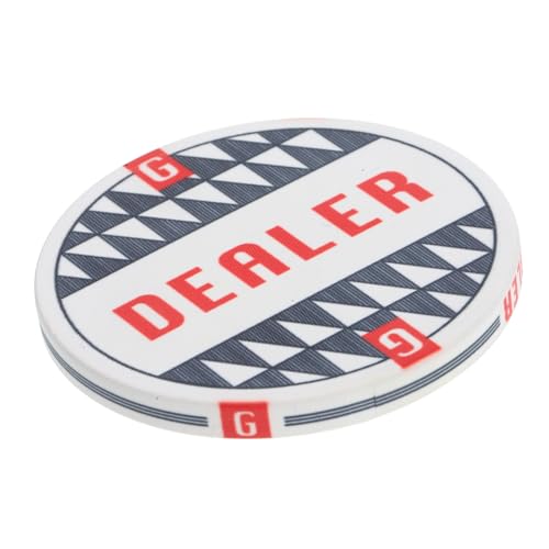 ibasenice 1stück Ceramic Dealer Button Für Poker Robuste Langlebige Und Praktische Spielmarke Für Pokerabende Und Partys Belohnung Für Anreiz Für Verhalten von ibasenice