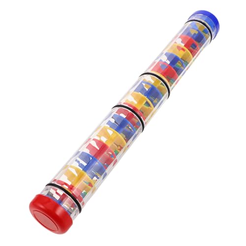 ibasenice ORFF -Musikinstrumentenlehrwerkzeuge Musikinstrument für klingendes Musikinstrument -Regen-Sound-Maker- Musikensorisches Instrument Regenstab für Plastik von ibasenice
