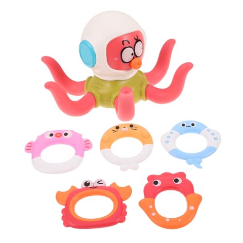 ibasenice Octopus Ring Toss Badewannenspiel für Wasser und Land Sicheres Material Kompakt Reisefreundlich Fördert Hand-Auge-koordination für Pool und Outdoor ibasenice Octopus Ring Toss Badewannenspiel für Wasser und Land Sicheres Material Kompakt Reisefreundlich Fördert Hand-Auge-koordination für Pool und Outdoor von ibasenice
