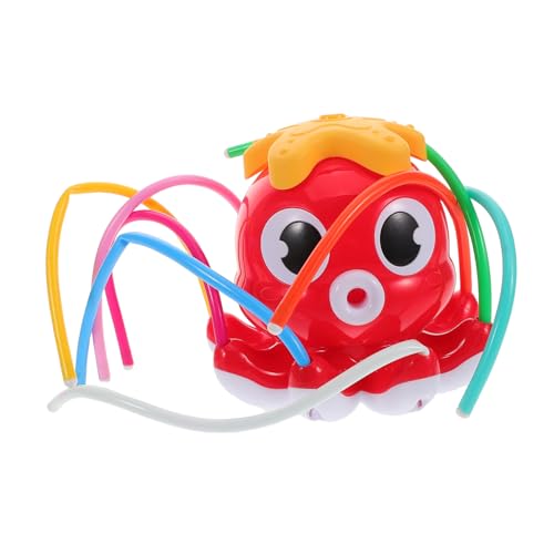 ibasenice Oktopus- Mit Wasserspray Für Rasensprenger Sprinkler Wassersprinkler Für Wasserspielzeug Für Outdoor- Für Rot Plastik von ibasenice
