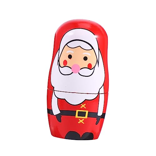 ibasenice Matryoshka Weihnachtsmann Ornament Handgezeichnete Lustige Deko Für Weihnachten Geschenkidee Für Festliche Anlässe Und Home Decor ibasenice Matryoshka Weihnachtsmann Ornament Handgezeichnete Lustige Deko Für Weihnachten Geschenkidee Für Festliche Anlässe Und Home Decor von ibasenice