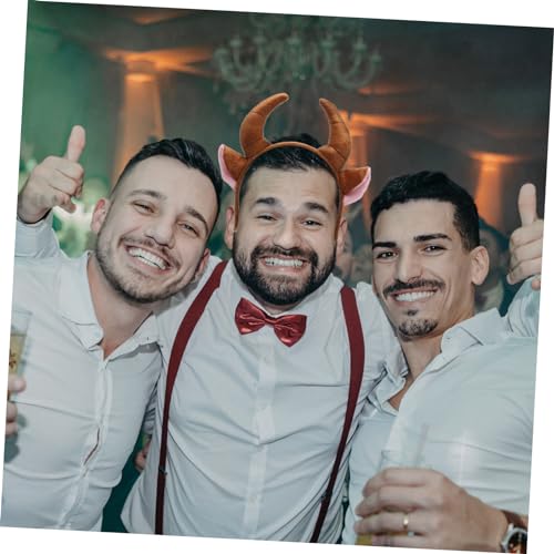 ibasenice Ox Horn Tierohren Haarreif Braun Cartoon Kopfstück für Erwachsene Party Cosplay Kostüm Zubehör Bauernhoftiere Jungen Mädchen ibasenice Ox Horn Tierohren Haarreif Braun Cartoon Kopfstück für Erwachsene Party Cosplay Kostüm Zubehör Bauernhoftiere Jungen Mädchen von ibasenice