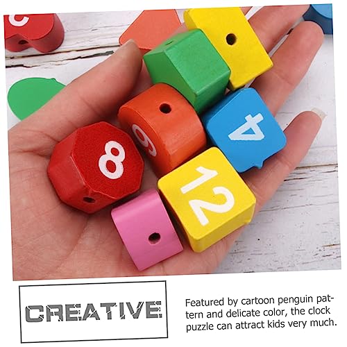 ibasenice Pädagogische Kinderuhr Holzpuzzle Lernuhr mit Farb und Formsortierung Pinguin Spielerisch Uhrzeit Lernen für Kleinkinder Frühe Bildung und Zahlenverständnis ibasenice Pädagogische Kinderuhr Holzpuzzle Lernuhr mit Farb und Formsortierung Pinguin Spielerisch Uhrzeit Lernen für Kleinkinder Frühe Bildung und Zahlenverständnis von ibasenice