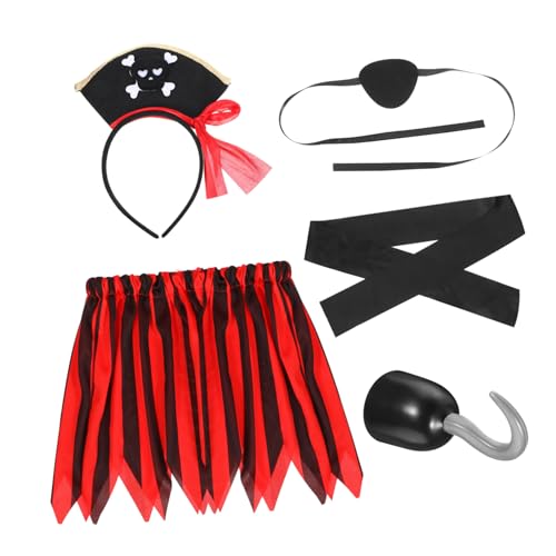 ibasenice Piratenkostüm Für Mädchen Piratenanzüge Piratenkostüm Rolle Mädchen Piratenzubehör Jugend von ibasenice