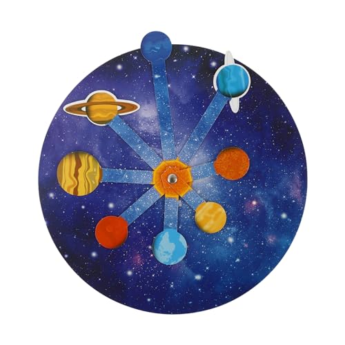 ibasenice Planet Modell DIY Wissenschaftliches Lernspielzeug für Realistisches Sonnensystem Sicheres Langlebiges Material Fördert Wissen und Kreativität von ibasenice