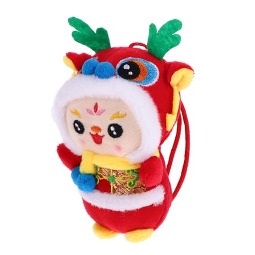 ibasenice Plüsch Anhänger Chinesisches Drachen Kuscheltier Süßes Maskottchen mit Lanyard Deko für Party Zuhause oder Auto Hochwertige Sichere Materialien für Langanhaltenden Spaß ibasenice Plüsch Anhänger Chinesisches Drachen Kuscheltier Süßes Maskottchen mit Lanyard Deko für Party Zuhause oder Auto Hochwertige Sichere Materialien für Langanhaltenden Spaß von ibasenice