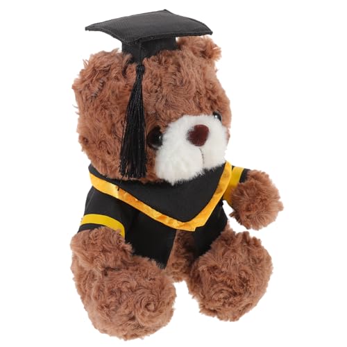ibasenice Plüsch Bär Doktorhut Kuscheltier für Abschlussfeier Weicher und Flauschiger für Graduierung Dekoration für Feierlichkeiten und Erinnerungsstück ibasenice Plüsch Bär Doktorhut Kuscheltier für Abschlussfeier Weicher und Flauschiger für Graduierung Dekoration für Feierlichkeiten und Erinnerungsstück von ibasenice