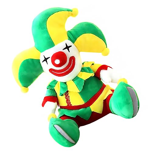 ibasenice Plüsch Clown Puppe Kurzflorig Dekorativ Weiches Material Lustige Figur für Innenräume und Familie von ibasenice
