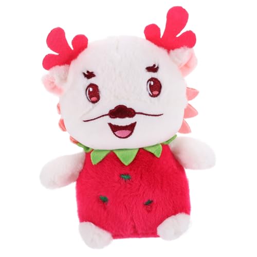 ibasenice Plüsch Drache Kuscheltier Niedliche Cartoon Frucht Design Weiches Stofftier für Schlafzimmer Dekoration Langlebig und Farbenfroh als und Wohnaccessoire von ibasenice
