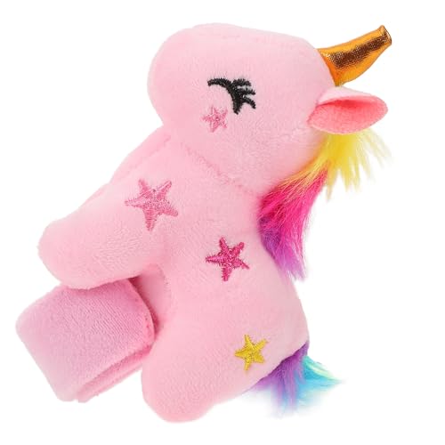 ibasenice Plüsch Einhorn Kuscheltier Schnapparmband Leichtes Sicheres Slap Armband für Handgelenk Bequemes Langlebiges Partyaccessoire Niedliches Cartoon Design von ibasenice
