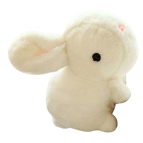ibasenice Plüsch Hase Kuscheltier Niedliches Kaninchen für Dekoration für Zuhause Weiße Rabbit mit Süßem Design von ibasenice