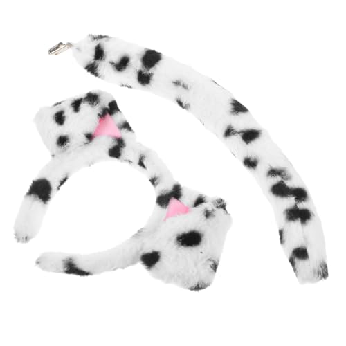 ibasenice Plüsch Hundeohren Haarreif mit Dalmatiner Kostüm für Mädchen Flauschiges Bequemes Haarschmuck Tier Accessoire für Alltag Halloween und Mottopartys ibasenice Plüsch Hundeohren Haarreif mit Dalmatiner Kostüm für Mädchen Flauschiges Bequemes Haarschmuck Tier Accessoire für Alltag Halloween und Mottopartys von ibasenice