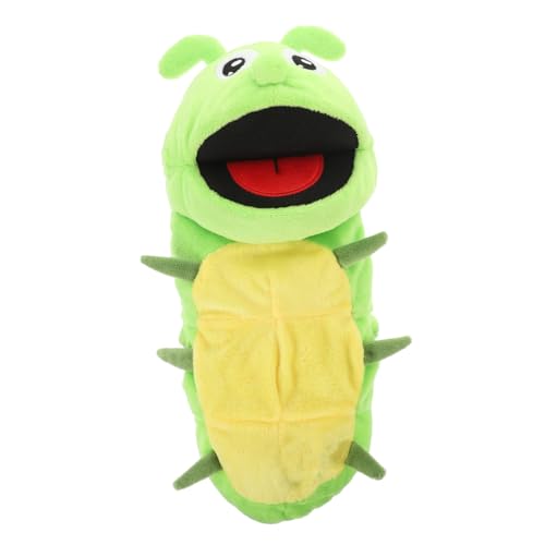 ibasenice Plüsch Raupen Handpuppe Weiches Kuscheltier Interaktives Rollenspiel für Erwachsene Waschbar und Leicht von ibasenice