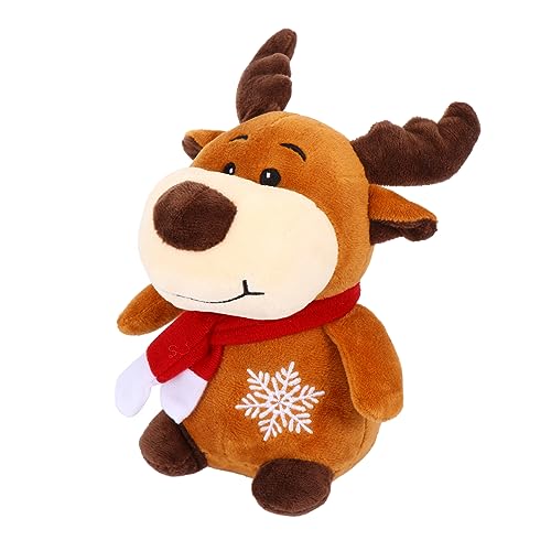 ibasenice Plüsch Rentier tierisches Plüschtier Puppe Plüschfigurenspielzeug ausgestopft Rentier Rentier-Plüschtier Weihnachtsspielzeug Light Brown ibasenice Plüsch Rentier tierisches Plüschtier Puppe Plüschfigurenspielzeug ausgestopft Rentier Rentier-Plüschtier Weihnachtsspielzeug Light Brown von ibasenice