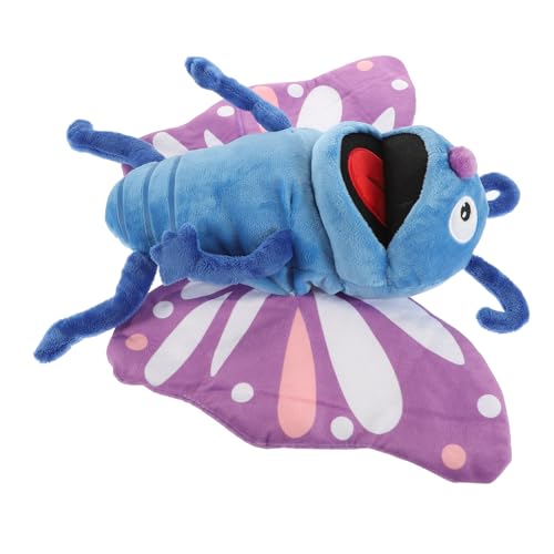 ibasenice Plüsch Schmetterling Handpuppe aus Weichem Material Interaktive Tier Handpuppe zum Geschichtenerzählen für Langlebiges Puppenspielzeug für Rollenspiele und Kreatives von ibasenice