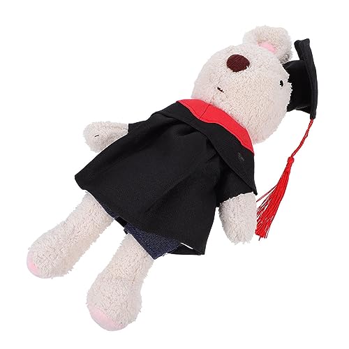 ibasenice Plüschbunny mit Abschlussmütze Großer Bezaubernder Stofftier Hase für Abschlussfeierlichkeiten für Freunde und Klassenkameraden Schadstofffrei und Langlebig von ibasenice