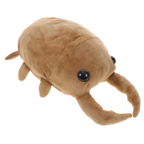 ibasenice Plüschpuppe Weiches Plüschtier Schlafender Kuscheltier Kindergeburtstag Gastgeschenke Kinderspielzeug Light Brown Pp Baumwolle von ibasenice