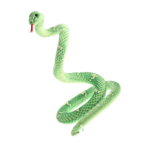 ibasenice Plüschschlange Gefälschte Schlange Kuscheltier Plüsch Tricky Snake Künstliche Schlange Plüsch Ausgestopfte Schlange Filmschlangen Requisiten Gruselfilm Schlange von ibasenice