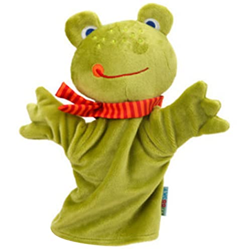 ibasenice Plüschtier Handpuppe Zum Geschichtenerzählen Storytime-handspielzeug Handspielzeug Zum Selbermachen Realistische Plüschhandpuppe Pädagogisches Handspielzeug Light Green Stoff von ibasenice