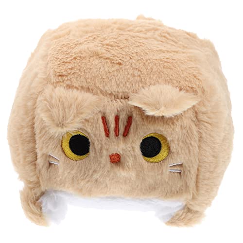 ibasenice Plüschtier Puppe Kuscheltiere für Spielzeugkatzen Karikatur Animal Figures weihnachtliche kleinigkeiten Plush cat Flauschiges Kuscheltier Katzenspielzeug Baumwolle Orange von ibasenice