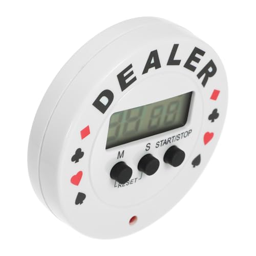 ibasenice Poker-Timer Digitaler Shot-Clock-spieltimer Poker-Timer Sekunden-Countdown-Timer Poker Schachuhr Pokertisch Poker-Dealer-Button Mit Timer USB-Timer Dealer-Button-Poker Weiß Plastik ibasenice Poker-Timer Digitaler Shot-Clock-spieltimer Poker-Timer Sekunden-Countdown-Timer Poker Schachuhr Pokertisch Poker-Dealer-Button Mit Timer USB-Timer Dealer-Button-Poker Weiß Plastik von ibasenice