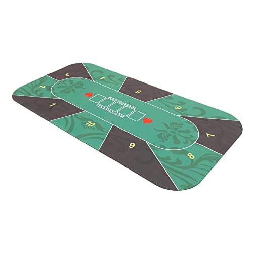 ibasenice Sichere Gummi Poker Tisch Abdeckung Poker Matte Tisch Tuch Hause Dekorative Matte von ibasenice