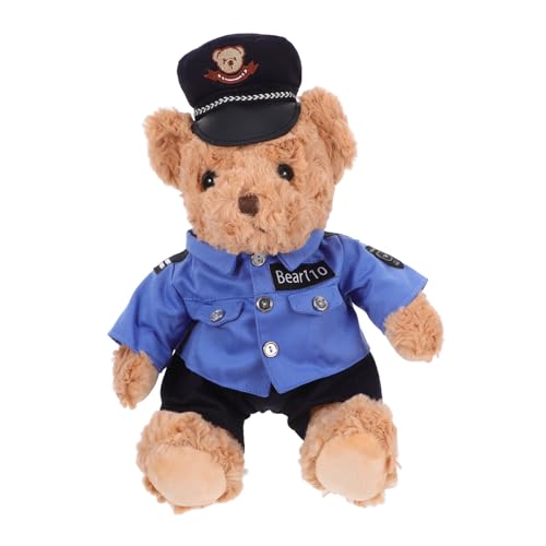 ibasenice Polizeibärenpuppe Plüschpuppen Für Mädchen Ausgestopftes Bären-plüschtier Bärengestopfte Tiere Für Plüschtiere Bärenzeug Bär Plüsch Plüschspielzeug Pp Baumwolle ibasenice Polizeibärenpuppe Plüschpuppen Für Mädchen Ausgestopftes Bären-plüschtier Bärengestopfte Tiere Für Plüschtiere Bärenzeug Bär Plüsch Plüschspielzeug Pp Baumwolle von ibasenice