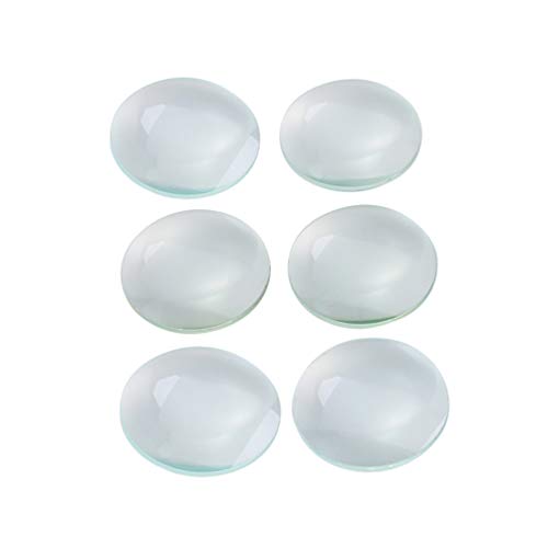 ibasenice Premium Optisches Glas - 6 Stück Glaslinse Optische Linse 3cm / 5cm / 5cm Durchmesser 50 Mm / 100 Mm / 300 Mm Brennweite Doppelte Konvexe Professionelle Glaslinse Optische von ibasenice