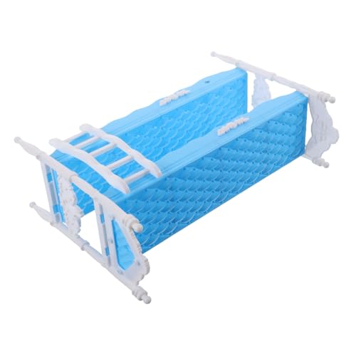 ibasenice Prinzessin Puppenbett Prinzessinnen Puppen Spielset Prinzessinnen Puppenbett puppenmöbel Set Moderne Puppenstubenmöbel Puppenzubehör Plastik Blue ibasenice Prinzessin Puppenbett Prinzessinnen Puppen Spielset Prinzessinnen Puppenbett puppenmöbel Set Moderne Puppenstubenmöbel Puppenzubehör Plastik Blue von ibasenice