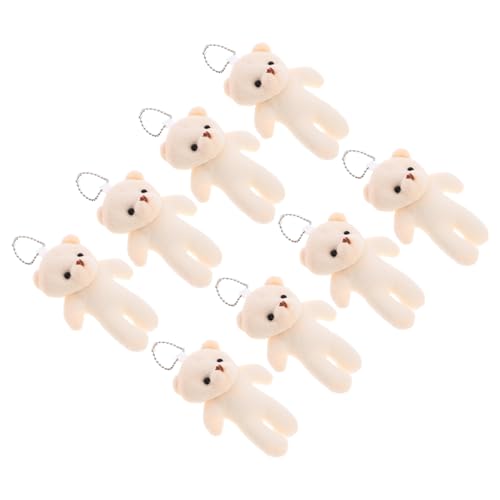 ibasenice Puppe Animal Figures Bag Charm Cute Decor für Kleinkinder ab 1 Jahr Geschenkidee Hase tragen Bärenspielzeug Plüsch Schlüsselanhänger Bärendekor PP Baumwolle von ibasenice