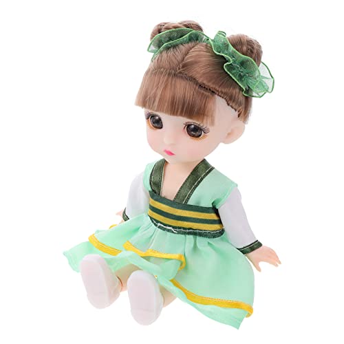 ibasenice Puppe dartscheibe mitgebsel Child advendskalenderfür gefreih Kind barn mockin Mädchen Kostüm Mädchen für Chemiefaser Green von ibasenice