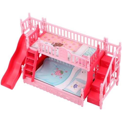 ibasenice Puppen Etagenbett Mini Bett Puppenbett Puppen Puppenmöbel Betten Für Puppenhaus Etagenbetten Puppenhaus Zubehör Mini Hausmöbel Plüsch Mini Möbel Modell Puppenhausbett ibasenice Puppen Etagenbett Mini Bett Puppenbett Puppen Puppenmöbel Betten Für Puppenhaus Etagenbetten Puppenhaus Zubehör Mini Hausmöbel Plüsch Mini Möbel Modell Puppenhausbett von ibasenice