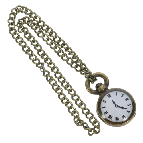 ibasenice Puppen Mini Taschenuhr Miniatur Display Puppenhaus Automatisches Modellhaus Boden Anhänger Kit Uhren Bilderkette Kleine Taschenuhr Für Puppen Mini Zubehör von ibasenice