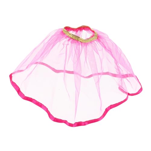 ibasenice Puppen Petticoat für Schlanke Puppen Abnehmbarer Volumenrock aus Brautkleidstoff Eleganter Minirock für Kinderspielzeug Realistisches Puppenzubehör von ibasenice