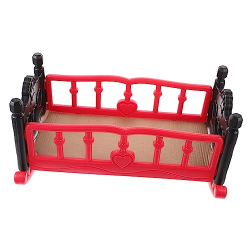 ibasenice Puppenbett Miniaturspielzeug für Niedliches Puppenhausmöbel Dekorative Krippe für Platzsparend und Stabil Perfektes für Geburtstage und Feiertage ibasenice Puppenbett Miniaturspielzeug für Niedliches Puppenhausmöbel Dekorative Krippe für Platzsparend und Stabil Perfektes für Geburtstage und Feiertage von ibasenice