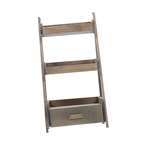 ibasenice Realistischer Mini-blumentopfständer Für Jungen Und Mädchen Lernspielzeug Für Puppenhäuser Blumentopfhalterung Vintage-farbdesign von ibasenice