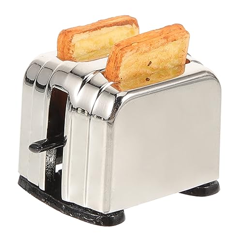 ibasenice Miniatur-Toaster-mini-Modell - Mini-brotbackautomat Im Maßstab 112 - Zubehör Für Kinderspielküche - Spielzeughaus- ibasenice Miniatur-Toaster-mini-Modell - Mini-brotbackautomat Im Maßstab 112 - Zubehör Für Kinderspielküche - Spielzeughaus- von ibasenice